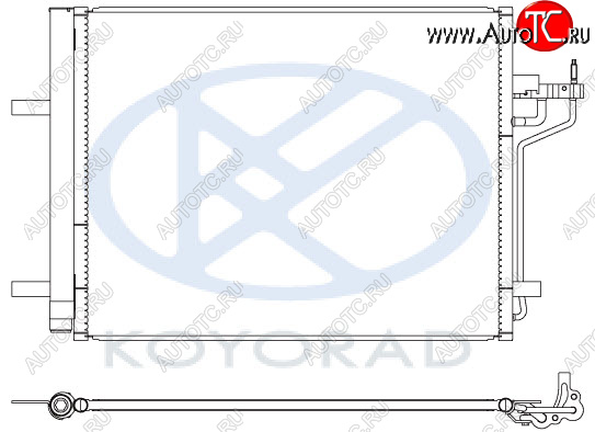 7 999 р. C-MAX {GRAND C-MAX 10-} КОНДЕНСАТОР КОНДИЦ (KOYO) KOYORAD fdmax10-930  с доставкой в г. Кемерово