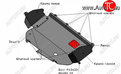 1 969 р. DUCATO ЗАЩИТА ПОДДОНА ДВИГАТЕЛЯ + КПП С , КРЕПЛЕН , СТАЛЬН BODYPARTS ftduc02-9f0  с доставкой в г. Кемерово