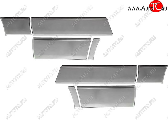 9 649 р. W124 МОЛДИНГ КУЗОВА Л+П (КОМПЛЕКТ) С ХРОМ МОЛДИНГ (8 шт) BODYPARTS md12490-545-n  с доставкой в г. Кемерово