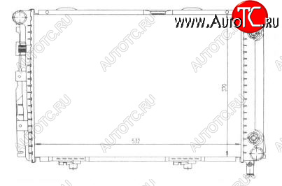 5 999 р. W124 РАДИАТОР ОХЛАЖДЕН BODYPARTS md12485-914  с доставкой в г. Кемерово