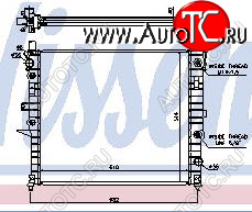 11 649 р. W163ML РАДИАТОР ОХЛАЖДЕН (NISSENS) (см.каталог) NISSENS md16397-910  с доставкой в г. Кемерово