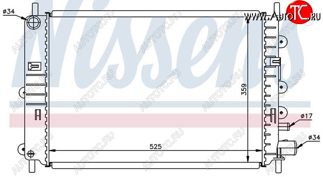 1 769 р. ESCORT (ESCORT 96-) РАДИАТОР ОХЛАЖДЕН (см.каталог) BODYPARTS fdesc90-914  с доставкой в г. Кемерово
