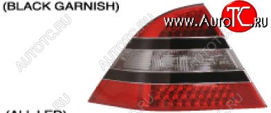 27 999 р. W220 ФОНАРЬ ЗАДН ВНЕШН Л+П (КОМПЛЕКТ) ДИЗАЙН W221 ПОЛНОСТЬЮ С ДИОД С ЧЕРН МОЛДИНГ КРАСН-ТОНИР EAGLE EYES md22098-741rt-n  с доставкой в г. Кемерово