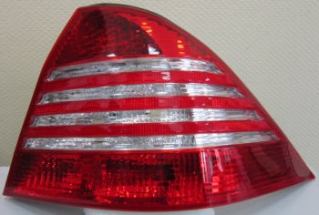 13 799 р. W220 ФОНАРЬ ЗАДН ВНЕШН Л+П (КОМПЛЕКТ) С ДИОД СТОП СИГНАЛ КРАСН-XРОМ EAGLE EYES md22098-742rh-n  с доставкой в г. Кемерово. Увеличить фотографию 1