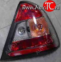 7 649 р. W202 ФОНАРЬ ЗАДН ВНЕШН Л+П (КОМПЛЕКТ) ТЮНИНГ ПРОЗРАЧ ХРУСТАЛ ТОНИР КРАСН-БЕЛ BODYPARTS md20293-743rw-n  с доставкой в г. Кемерово