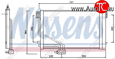 8 399 р. W203 {+W209 02-} КОНДЕНСАТОР КОНДИЦ (NISSENS) (AVA) (см.каталог) NISSENS md20300-930  с доставкой в г. Кемерово