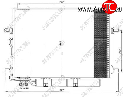 4 999 р. W211 (+W219 05-) КОНДЕНСАТОР КОНДИЦ (см.каталог) BODYPARTS md21102-931  с доставкой в г. Кемерово
