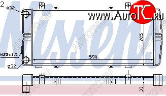 2 299 р. FELICIA РАДИАТОР ОХЛАЖДЕН MT 1.6 (см.каталог) BODYPARTS sdfel94-911  с доставкой в г. Кемерово