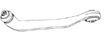AUDI A6 {A8 03-} РЫЧАГ ПЕРЕДН ПОДВЕСКИ ЛЕВ ВЕРХН СПЕРЕД (Тайвань) SH ai0a604-810-l