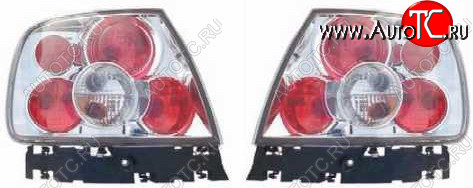 12 599 р. AUDI A4 ФОНАРЬ ЗАДН ВНЕШН Л+П (КОМПЛЕКТ) ТЮНИНГ (LEXUS ТИП) ПРОЗРАЧ ВНУТРИ ХРОМ BODYPARTS ai0a494-741h-n  с доставкой в г. Кемерово