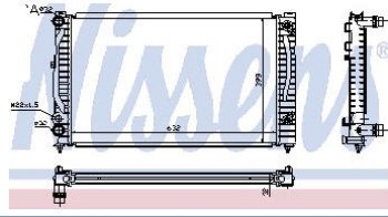 AUDI A4 (A6 97-PASSAT 96-) РАДИАТОР ОХЛАЖДЕН (см.каталог) BODYPARTS ai0a496-914