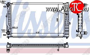 2 399 р. AUDI A4 (AI A6 97-PASSAT 96-) РАДИАТОР ОХЛАЖДЕН (см.каталог) BODYPARTS ai0a496-915  с доставкой в г. Кемерово