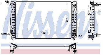 AUDI A4 (A6 97-PASSAT 96-) РАДИАТОР ОХЛАЖДЕН (см.каталог) BODYPARTS ai0a496-916