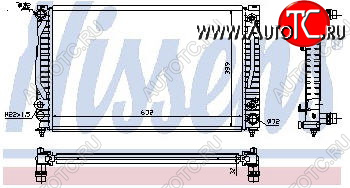 3 999 р. AUDI A4 (A6 97-PASSAT 96-) РАДИАТОР ОХЛАЖДЕН (см.каталог) BODYPARTS ai0a496-916  с доставкой в г. Кемерово