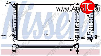 3 799 р. AUDI A4 (A6 97-04PASSAT 96-) РАДИАТОР ОХЛАЖДЕН (см.каталог) BODYPARTS ai0a496-917  с доставкой в г. Кемерово