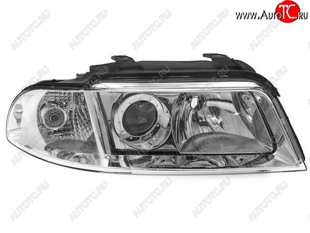 9 349 р. Правая фара (под корректор) DEPO Audi A4 B5 8D2 седан 2-ой рестайлинг (1999-2001)  с доставкой в г. Кемерово