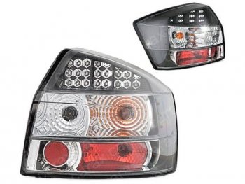 AUDI A4 ФОНАРЬ ЗАДН ВНЕШН Л+П (КОМПЛЕКТ) (СЕДАН) ТЮНИНГ ХРУСТАЛ С ДИОД (SONAR) ВНУТРИ ХРОМ-ЧЕРН SONAR ai0a401-741hb-n