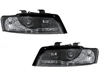 AUDI A4 ФАРА Л+П (КОМПЛЕКТ) ТЮНИНГ ЛИНЗОВАН (DEVIL EYES) (JUNYAN) ВНУТРИ ЧЕРН JUNYAN ai0a401-005b-n