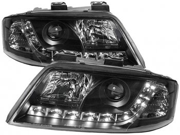 AUDI A6 ФАРА Л+П (КОМПЛЕКТ) ТЮНИНГ ЛИНЗОВАН (DEVIL EYES) +- ПКОРРЕКТОР (SONAR) ВНУТРИ ЧЕРН SONAR ai0a697-005b-n