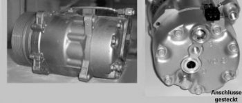 GOLF {Vento 93-Passat 93-Caddy 95Polo 97-Ibiza 93Toledo 91-} КОМПРЕССОР КОНДИЦ (см.каталог) (AVA) AVA vwglf93-970