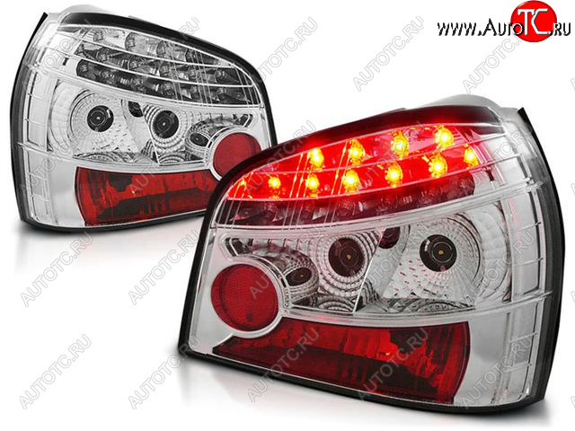 11 699 р. AUDI A3 ФОНАРЬ ЗАДН ВНЕШН Л+П (КОМПЛЕКТ) ТЮНИНГ ПРОЗРАЧ ДИОД (SONAR) ВНУТРИ ХРОМ SONAR ai0a396-741h-n  с доставкой в г. Кемерово