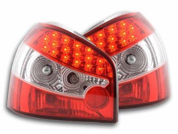 AUDI A3 ФОНАРЬ ЗАДН ВНЕШН Л+П (КОМПЛЕКТ) ТЮНИНГ ДИОД (SONAR) КРАСН-XРОМ SONAR ai0a396-742rh-n