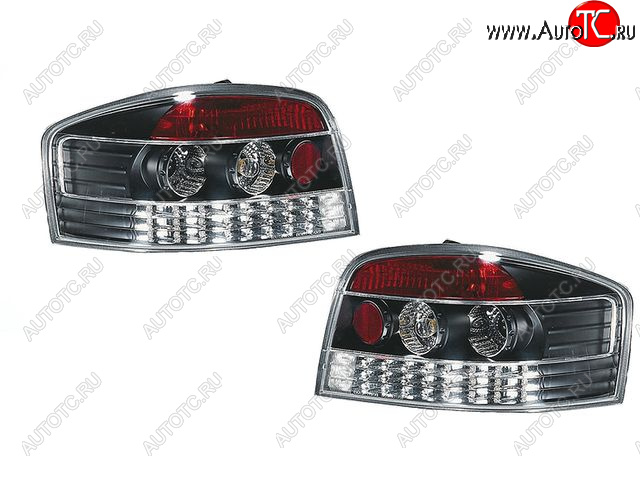 11 699 р. AUDI A3 ФОНАРЬ ЗАДН ВНЕШН Л+П (КОМПЛЕКТ) (3 дв) ТЮНИНГ (SONAR) ВНУТРИ ХРОМ-ЧЕРН SONAR ai0a304-740hb-n  с доставкой в г. Кемерово