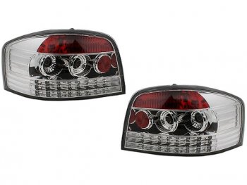 AUDI A3 ФОНАРЬ ЗАДН ВНЕШН Л+П (КОМПЛЕКТ) (3 дв) ТЮНИНГ ДИОД (SONAR) ВНУТРИ ХРОМ SONAR ai0a304-741h-n