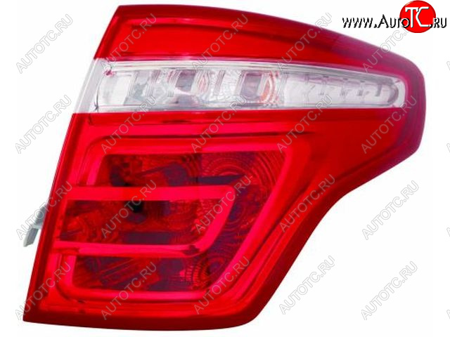 0 р. Левый фонарь DEPO  CITROEN C4 (2007-2011)  рестайлинг, седан  с доставкой в г. Кемерово