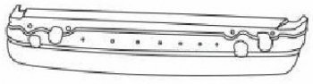 E34 УСИЛИТЕЛЬ БАМПЕРА ЗАДН (СЕДАН) (УНИВЕРСАЛ) (Тайвань) BODYPARTS bme3488-700