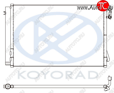 5 549 р. E90 КОНДЕНСАТОР КОНДИЦ (KOYO) KOYORAD bme9004-932  с доставкой в г. Кемерово