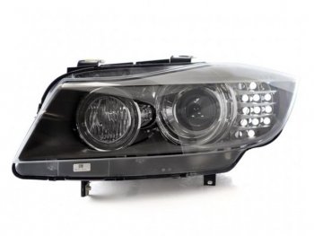 Левая фара (c электрокорректором) DEPO BMW 3 серия  E90 (2008-2012) седан рестайлинг (ксенон)