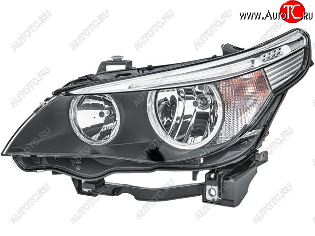 21 349 р. Левая фара (c электрокорректором) DEPO BMW 5 серия E60 седан дорестайлинг (2003-2007) (диодная)  с доставкой в г. Кемерово