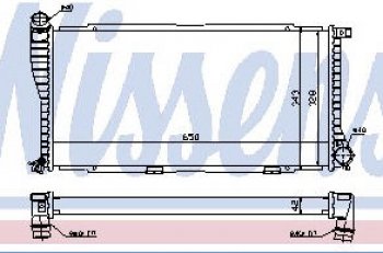 E38 {E39 98-} РАДИАТОР ОХЛАЖДЕН (NISSENS) (см.каталог) NISSENS bme3898-911