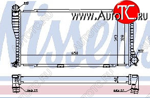 5 799 р. E38 {E39 98-} РАДИАТОР ОХЛАЖДЕН (NISSENS) (см.каталог) NISSENS bme3898-911  с доставкой в г. Кемерово