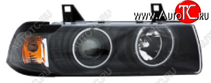 21 699 р. E36 ФАРА +УКАЗ.ПОВОРОТА Л+П (КОМПЛЕКТ) ТЮНИНГ (СЕДАН) (compact) С 2 СВЕТЯЩ ОБОДК ПКОРРЕКТОР , ЛИТОЙ УК.ПОВОР (EAGLE EYES) ВНУТРИ ЧЕРН EAGLE EYES bme3691-014b-n  с доставкой в г. Кемерово