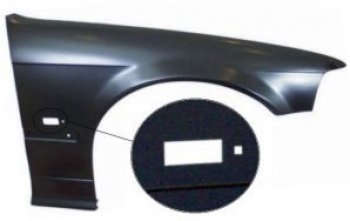 E36 КРЫЛО ПЕРЕДН ПРАВ (СЕДАН) (compact) С ОТВ ППОВТОРИТЕЛЬ TYG bme3691-271-r
