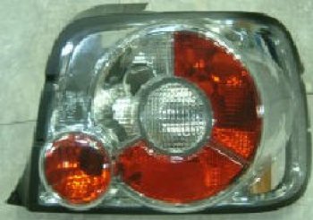 E36 ФОНАРЬ ЗАДН ВНЕШН Л+П (КОМПЛЕКТ) (compact) ТЮНИНГ ПРОЗРАЧ ХРУСТАЛ КРАСН-БЕЛ BODYPARTS bme3691-746rw-n