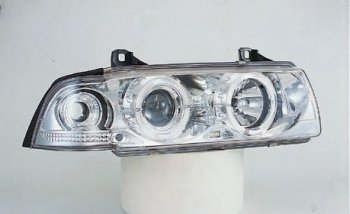 E36 ФАРА +УКАЗ.ПОВОРОТА Л+П (КОМПЛЕКТ) ТЮНИНГ (СЕДАН) (compact) С 2 СВЕТЯЩ ОБОДК , ЛИТОЙ УК.ПОВОР (SONAR) ВНУТРИ ХРОМ SONAR bme3691-016h-n