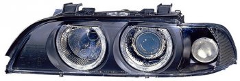 E39 ФАРА Л+П (КОМПЛЕКТ) ТЮНИНГ С СВЕТЯЩ ОБОДК С БЕЛ УК.ПОВОР С РЕГ.МОТОР ВНУТРИ (DEPO) ЧЕРН DEPO bme3996-003b-n