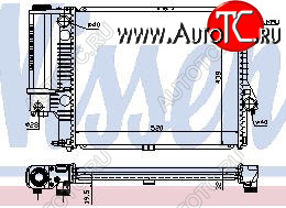6 799 р. E39 95-98 РАДИАТОР ОХЛАЖДЕН (см.каталог) BODYPARTS bme3995-911  с доставкой в г. Кемерово