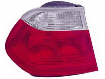 E46 ФОНАРЬ ЗАДН ВНЕШН ЛЕВ (EAGLE EYES) КРАСН-БЕЛ EAGLE EYES bme4698-742rw-l