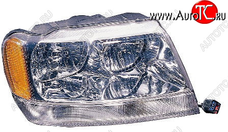 7 499 р. Правая фара DEPO Jeep Grand Cherokee WJ (1998-2005)  с доставкой в г. Кемерово