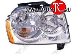 11 349 р. Правая фара DEPO Jeep Grand Cherokee WK (2004-2010)  с доставкой в г. Кемерово