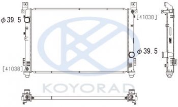 13 899 р. PACIFICA РАДИАТОР ОХЛАЖДЕН AT (KOYO) KOYORAD crpcf04-910  с доставкой в г. Кемерово. Увеличить фотографию 1