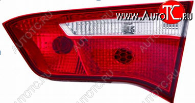 2 989 р. Левый фонарь (внутренний) DEPO  KIA Rio  3 QB (2011-2015) дорестайлинг седан  с доставкой в г. Кемерово