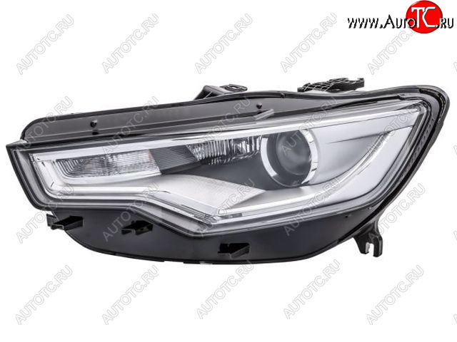 37 849 р. Левая фара (с электрокорректором, ксенон) DEPO Audi A6 C7 дорестайлинг, седан (2010-2014)  с доставкой в г. Кемерово
