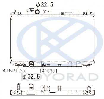 CIVIC РАДИАТОР ОХЛАЖДЕН MT (KOYO) KOYORAD hdcvc12-911