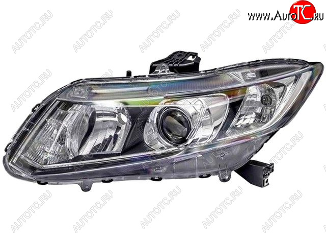 14 999 р. Левая фара (ксенон, под корректор) DEPO  Honda Civic  FB (2011-2016) седан  с доставкой в г. Кемерово