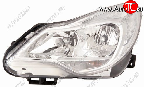13 349 р. Левая фара (c электрокорректором) DEPO Opel Corsa D 2-ой рестайлинг, хэтчбэк 3 дв. (2011-2014)  с доставкой в г. Кемерово